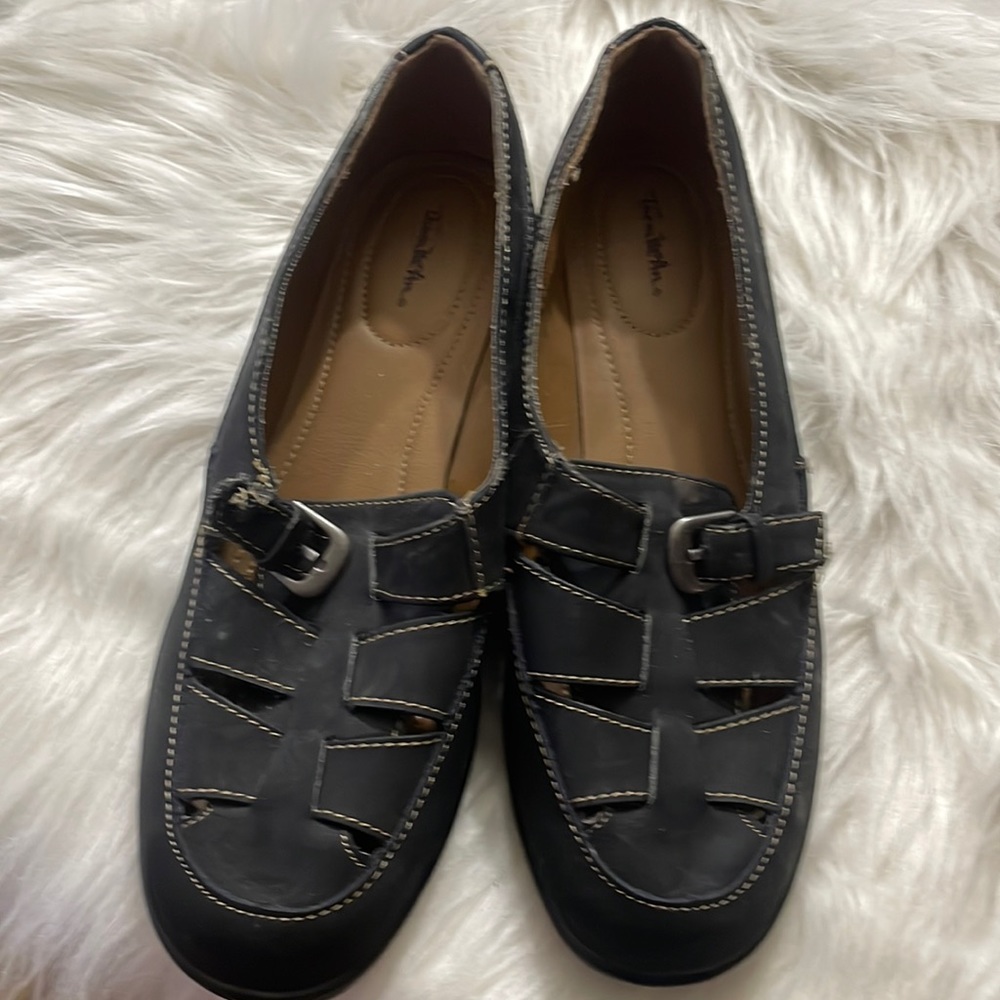 Black Suede Shoes by Thom McAn